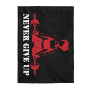 Never Give Up 3 - Plush Blanket